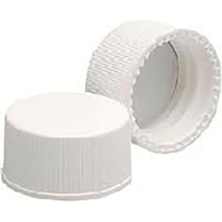 CP LAB SAFETY. Wheaton® 15-425 PP Cap, White, PTFE/Silicone Liner .060, Case of 1000 W240833